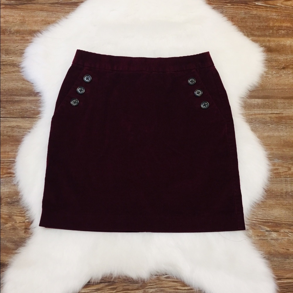 Banana Republic We Cord Mini Skirt